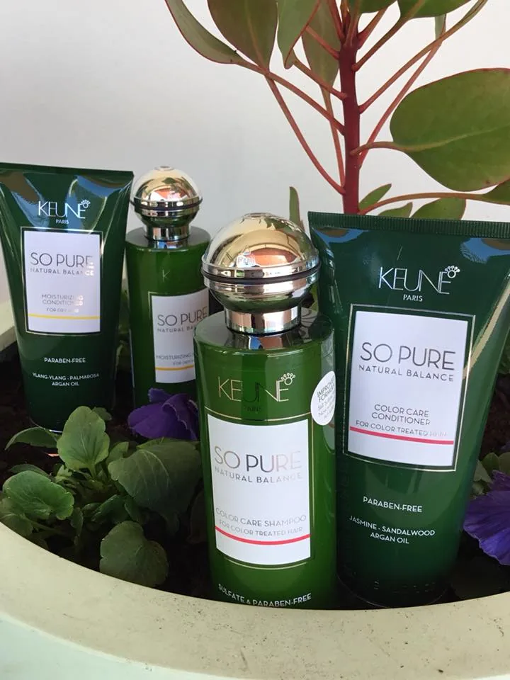 Keune So Pure Natural Balance — the European salon-only line we stock